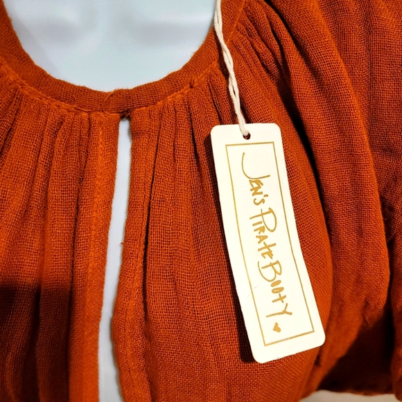 NWT Jen’s Pirate Booty Monaco Maxi Dress Burnt Orange Size S - Picture 6 of 9